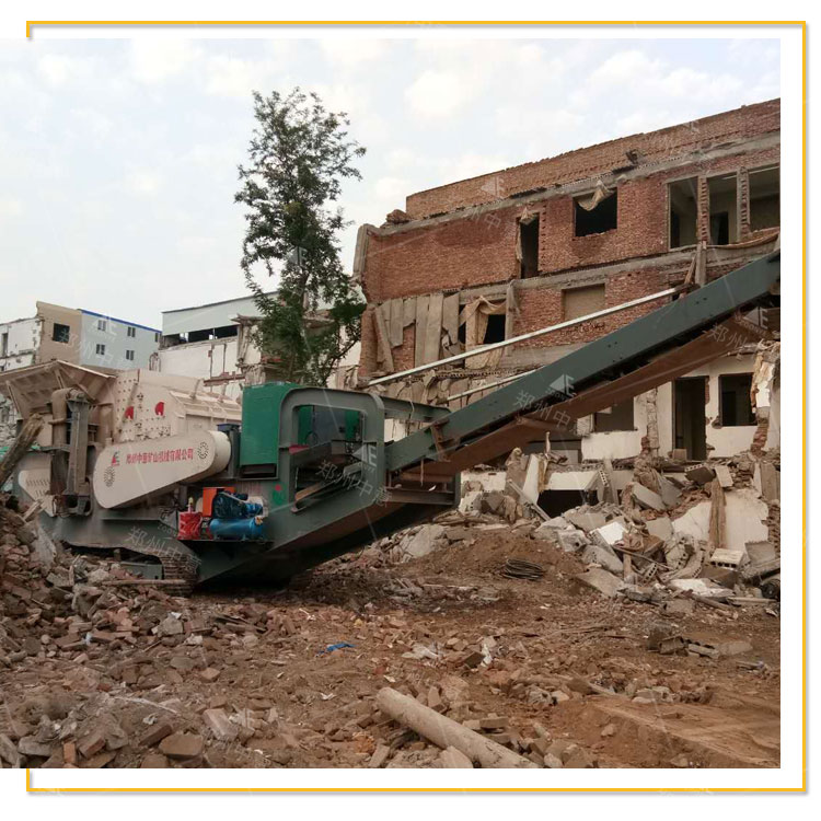 廣東深圳華楠建筑垃圾處理公司購買移動破碎站