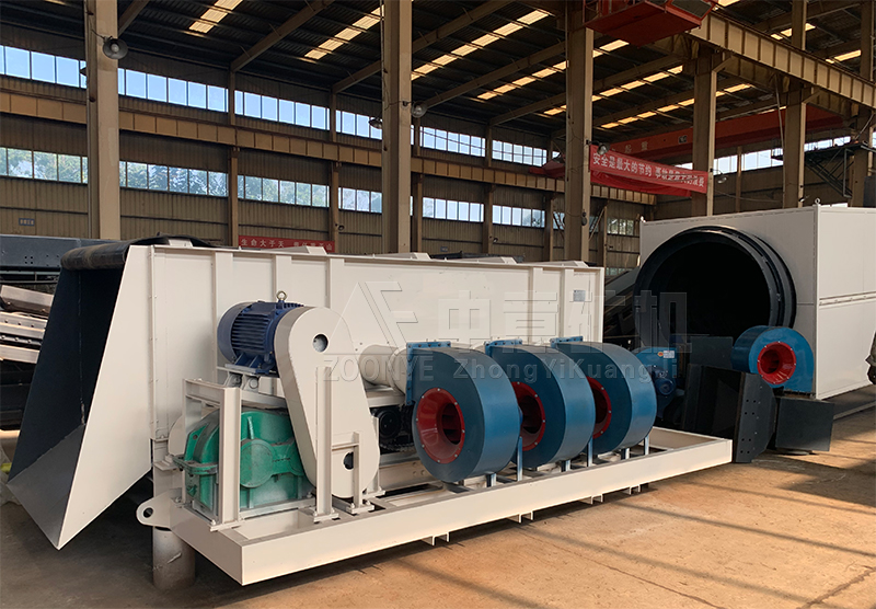 泥石分離機(jī)車間實(shí)拍