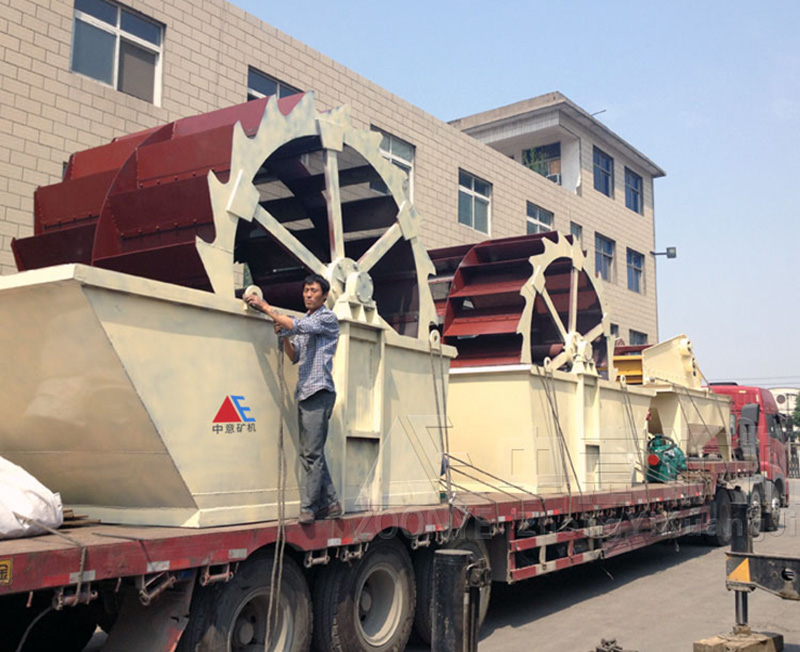 輪斗洗砂機發(fā)貨2