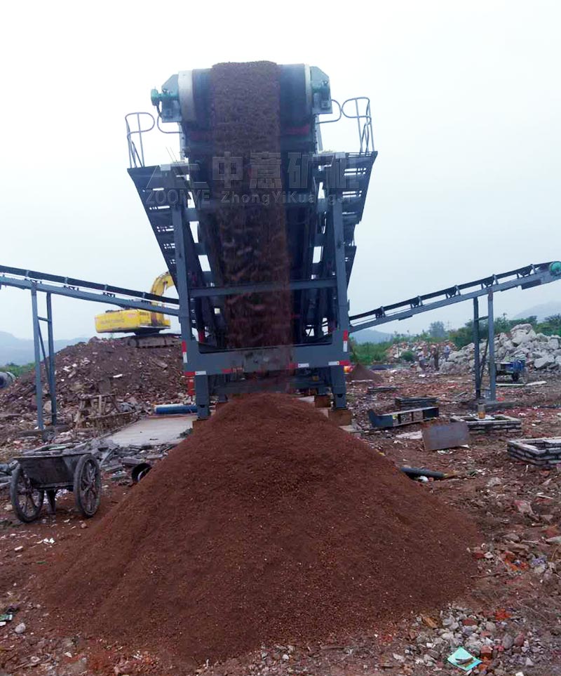 杭州同盛園林建筑垃圾處理項目生產的骨料