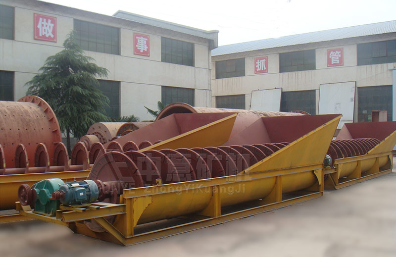 螺旋洗砂機實拍2
