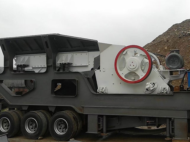 時產500噸花崗巖移動制砂生產線設備安裝現場