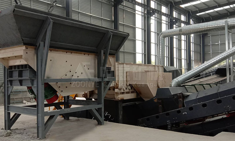 江蘇遠(yuǎn)康建筑垃圾處理現(xiàn)場