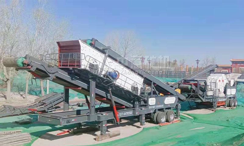 湖北武漢建筑垃圾處理現場