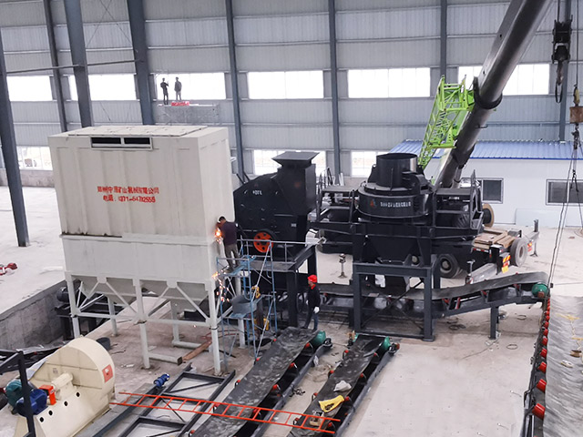 湖北公安縣時產200噸砂石料EPC項目生產線