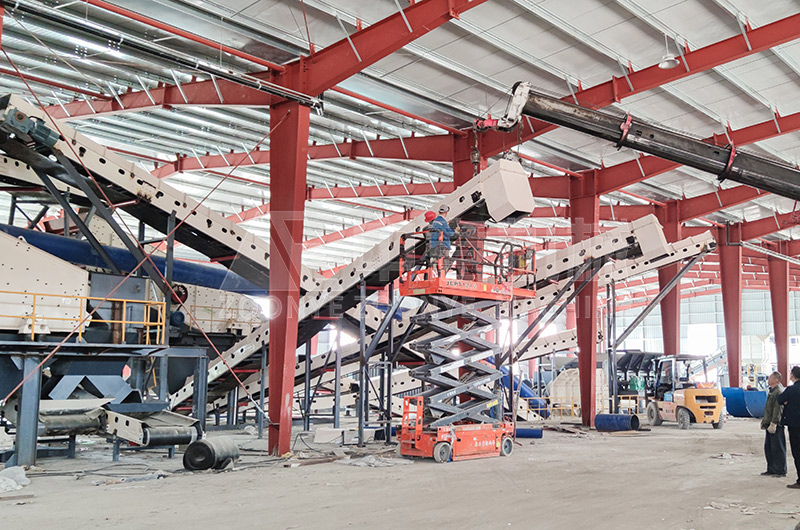 浙江溫州龍灣區建筑裝修垃圾處理現場 浙江溫州龍灣區建筑裝修垃圾處理現場