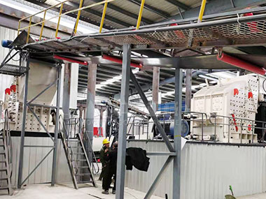 年處置50萬噸建筑垃圾處理設備在河南消納場兇猛發力