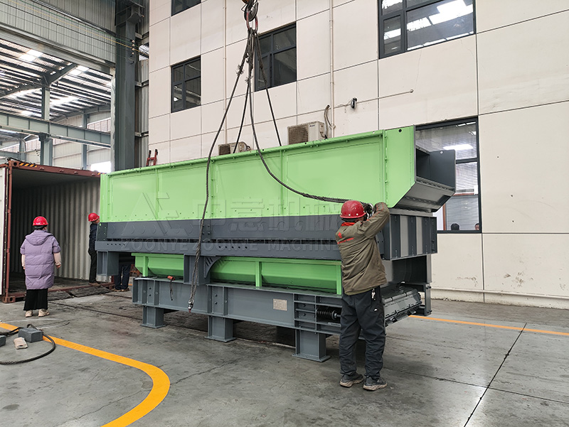 砂石處理設備發貨現場