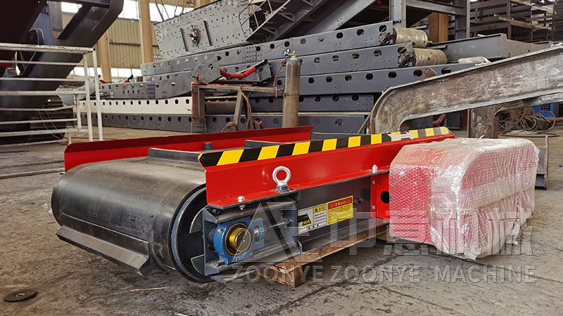 堆埋垃圾分揀系統除鐵器實地工廠圖片