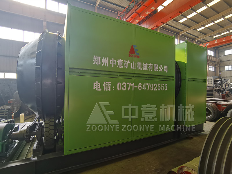 固廢垃圾滾筒篩實地工廠圖片